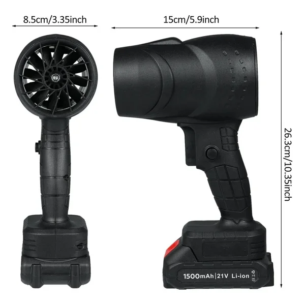 Powermaster PM-26235 48 V Mini Jet Üfleme Makinesi - Görsel 4