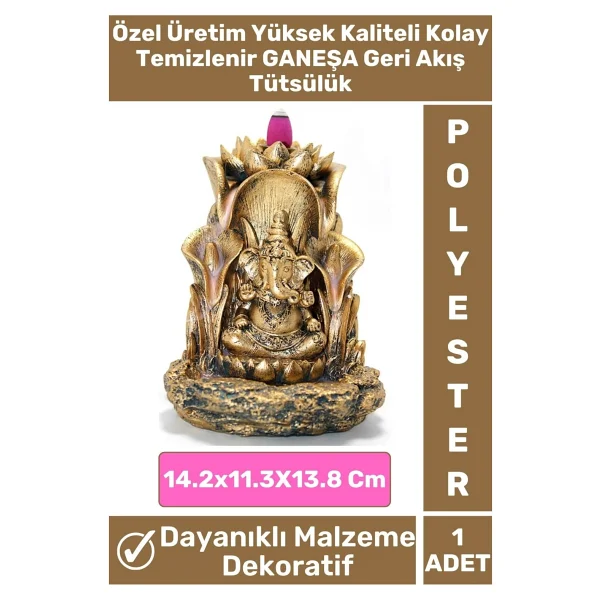 Polyester Ganeşa Geri Akış Tütsülük - Görsel 2