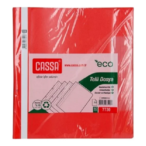 Cassa Telli Dosya 10 Adet - Görsel 2