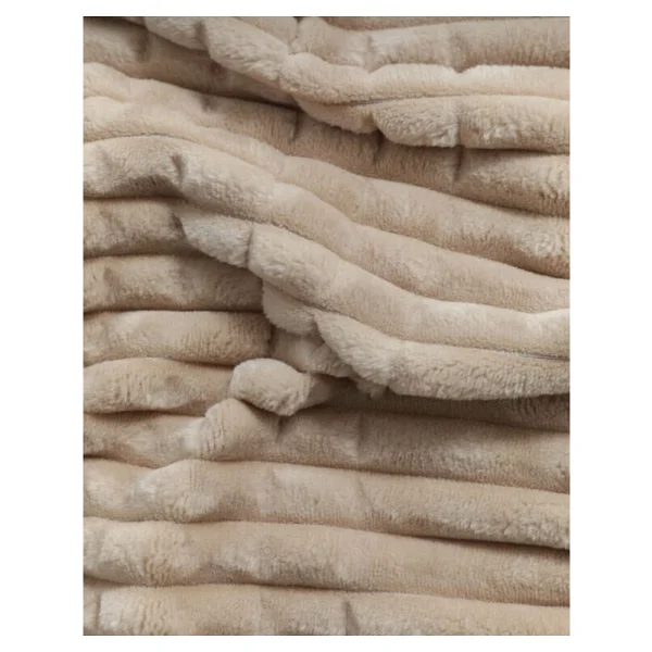 Merinos Modern Line 3 Parça Battaniye Seti - Bej - 220 x 240 cm - Görsel 4