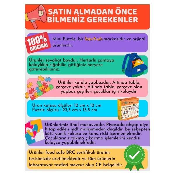 Doerkids Avustralya Vahşi Yaşam Eğitici Mini Puzzle 40 Parça 268691 - Görsel 2