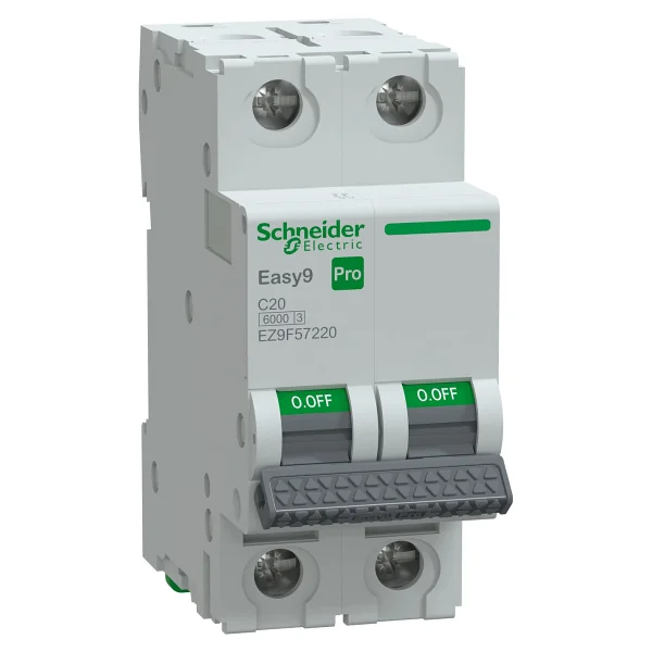 Schneider EZ9F57220 2x20 A 6 kA C Tipi Otomatik Sigorta - Görsel 8