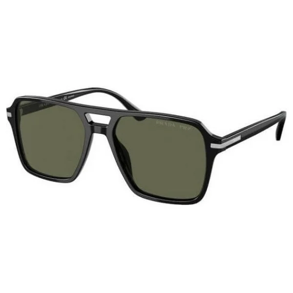Prada PR 20YS 1AB03R Black-Green Polarize Erkek Güneş Gözlüğü - Görsel 2
