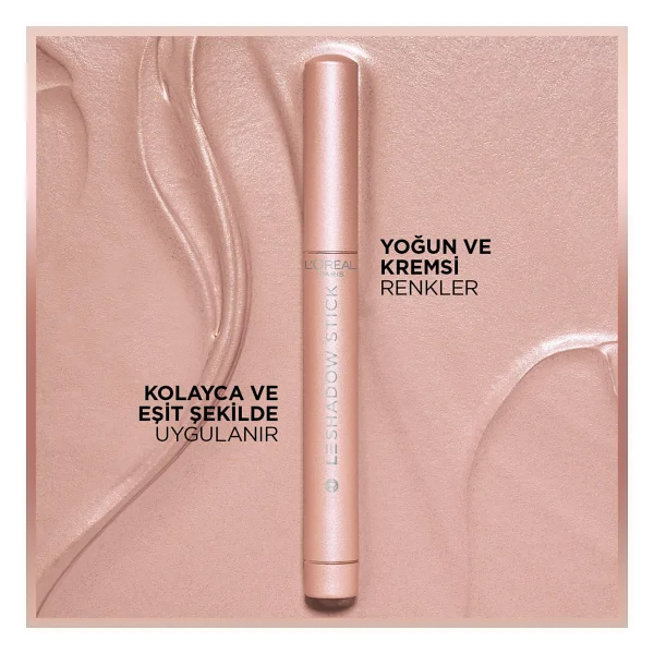 L'Oreal Paris Le Shadow 120 Magnetic Mauve Stick Far - Görsel 5