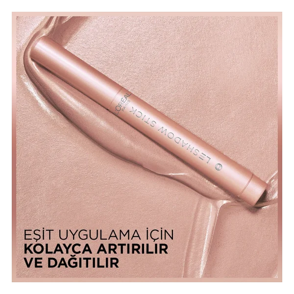 L'Oreal Paris Le Shadow 120 Magnetic Mauve Stick Far - Görsel 6