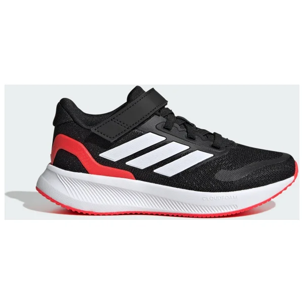 Adidas Runfalcon 5 EL JP5150 Siyah-Beyaz-Kırmızı Çocuk Koşu Ayakkabısı - Görsel 2