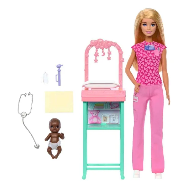 Barbie Kariyer Bebekleri Doktor Bebek JCR71-JCR72 - Görsel 2