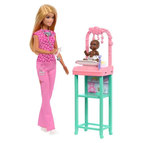 Barbie Kariyer Bebekleri Doktor Bebek JCR71-JCR72 - Görsel 4