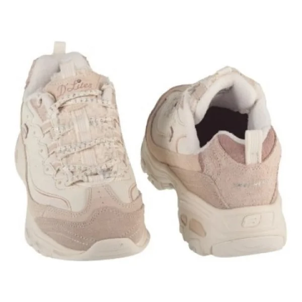 Skechers D'lites Cold Days 150240 NAT Bej Kadın Spor Ayakkabı - Görsel 4