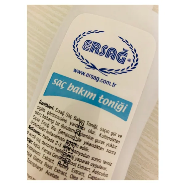Ersağ saç bakım toniği - Görsel 3
