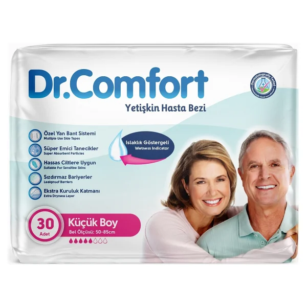 Dr.Comfort Belbantlı Küçük Boy S 30'lu 3 Adet Hasta Bezi - Görsel 2