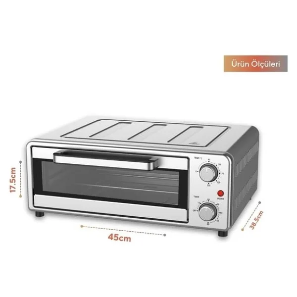 Kumtel Pizza Fırını 1700W - Görsel 2