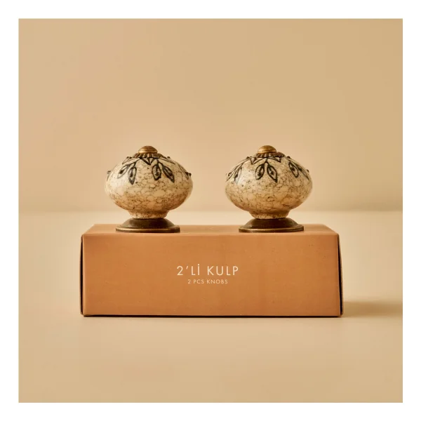 Bella Maison Gia Kulp 4'lü Krem (6,5x4x4 cm) - Görsel 4
