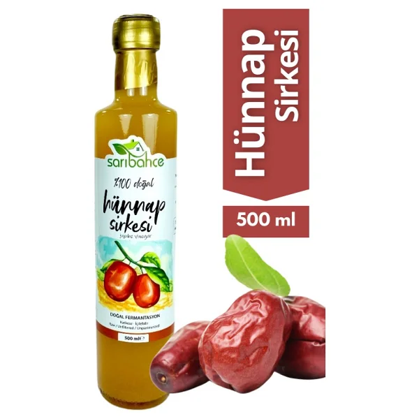 Hünnap Sirkesi 500 ml - Organik Doğal Fermente - Görsel 5