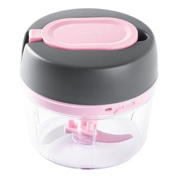 Tantitoni Füme Pembe Küçük Pratik Doğrayıcı 400ML - Görsel 3