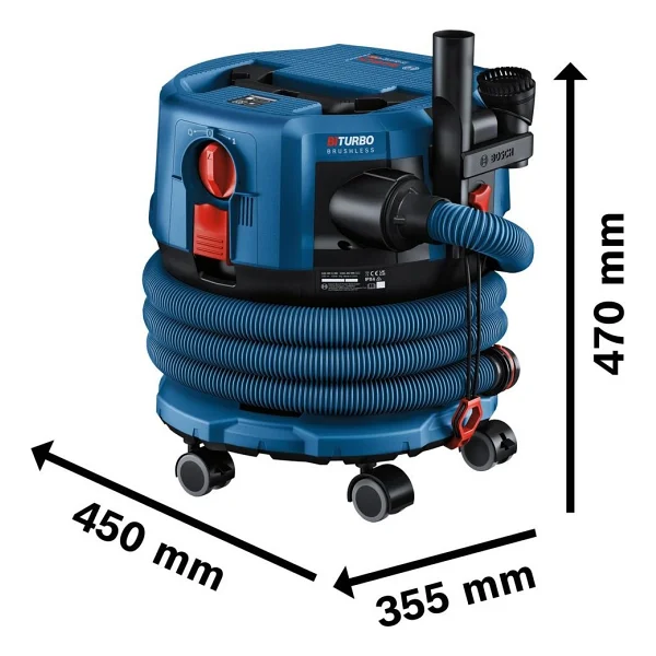 Bosch Gas 18 V-12Mc Akülü Elek. Süpürgesi (Solo) - Görsel 3