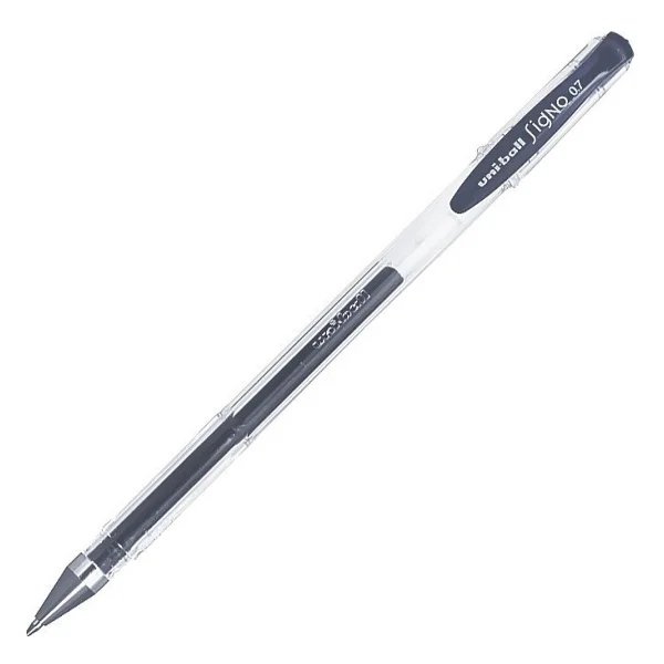 Uni-Ball UM-100 Signo Fine 0.7 mm Gümüş Jel Kalem - Görsel 2