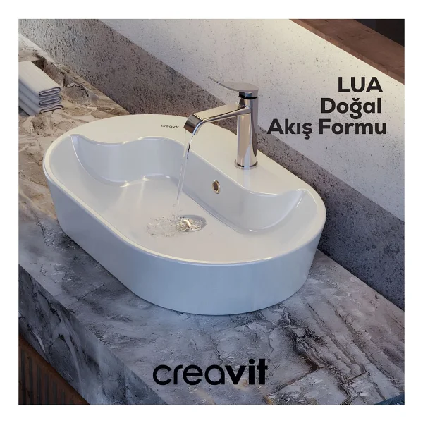 Creavit Lua LU1500 Lavabo Bataryası - Görsel 4