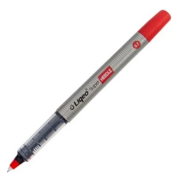 Liqeo R-5004 İğne Uçlu Roller Kalem 0.7 Kırmızı - Görsel 2