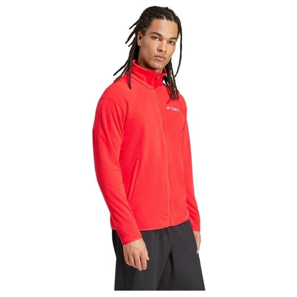 Adidas Multi Essentials Tam Fermuarlı Erkek Polar - Görsel 8