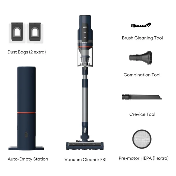 Ultenic FS1 Cordless Auto-Empty Şarjlı Dikey Süpürge - Görsel 2
