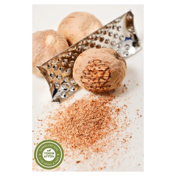Gülçehre Keskin Aromalı Mutfakların Vazgeçilmezi Iri Tane Muskat, Hint Cevizi (myristica Fragrans) 35gr. - Görsel 2