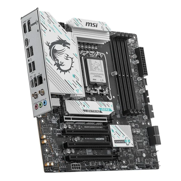 MSI B860M Gaming Plus Wi-Fi Intel LGA1851 DDR5 Micro ATX Anakart - Görsel 3