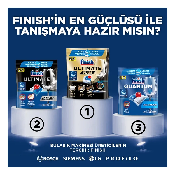 Finish Quantum Bulaşık Makinesi Tableti 80'li - Görsel 7