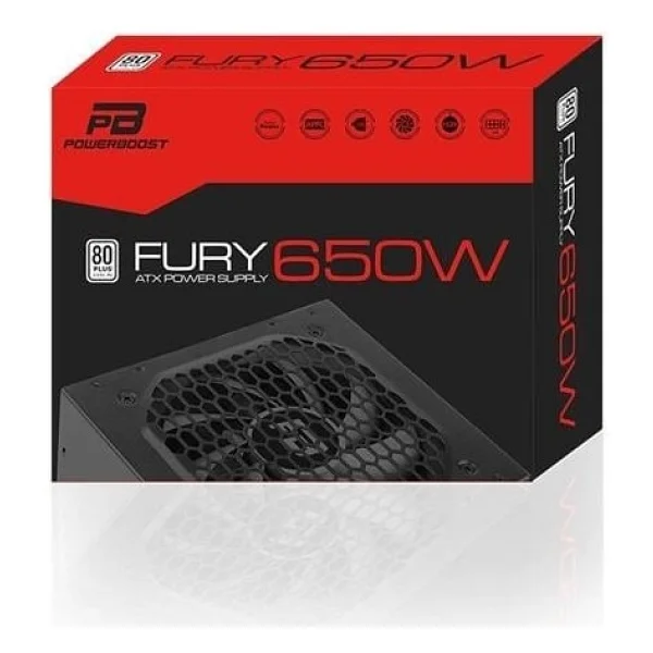 Power Boost Fury BST-ATX650WEU 650 W Power Supply - Görsel 7