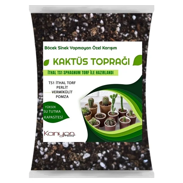 Plant Home Power Mix 3 Litre Kaktüs Toprağı - Böcek Sinek Yapmayan Toprak - Görsel 3