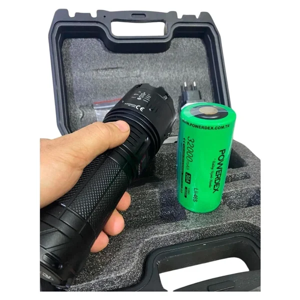 PowerDex PD-15000 7000 Lümen LED Şarjlı El Feneri - Görsel 3