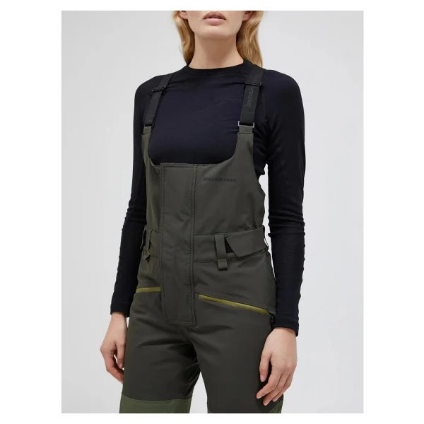 Peak performance g78995010 w 2l stretch bib kadın kayak pantolonu - XL - Yeşil - Görsel 2