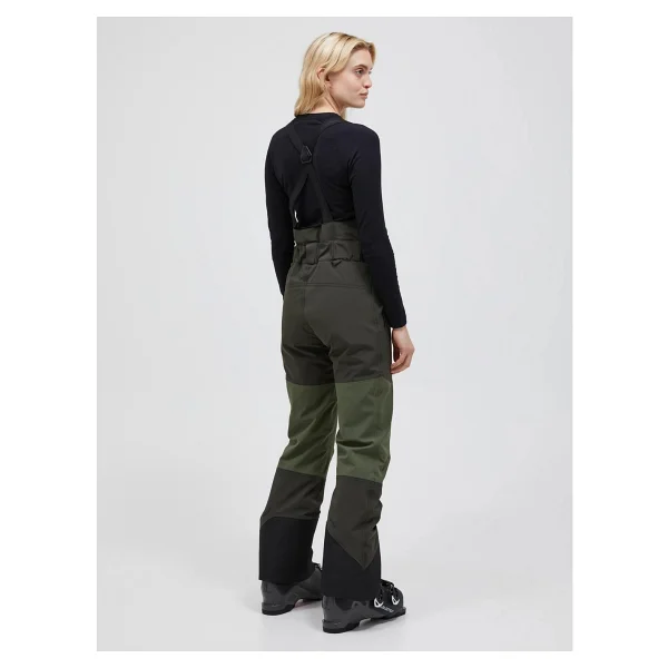 Peak performance g78995010 w 2l stretch bib kadın kayak pantolonu - XL - Yeşil - Görsel 3