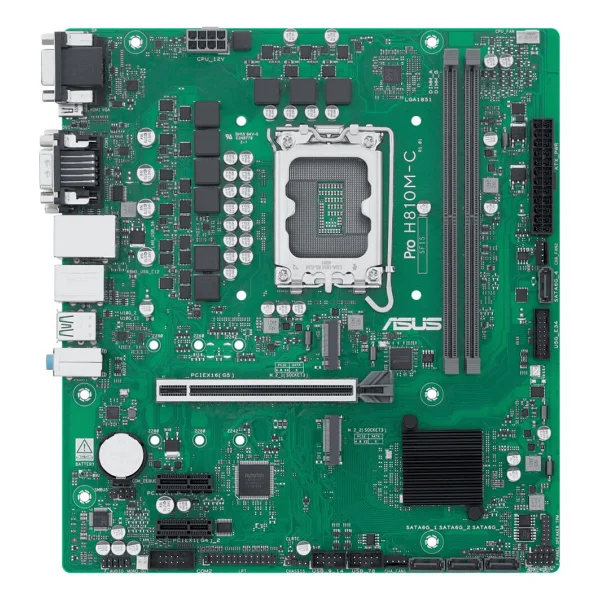 Asus Pro H810M-C-CSM Intel LGA1851 DDR5 Micro ATX Anakart - Görsel 5