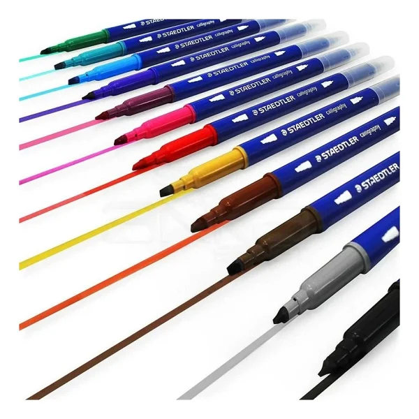 Staedtler 3005 TB12 12'li Çift Taraflı Kaligrafi Kalem Seti - Görsel 2