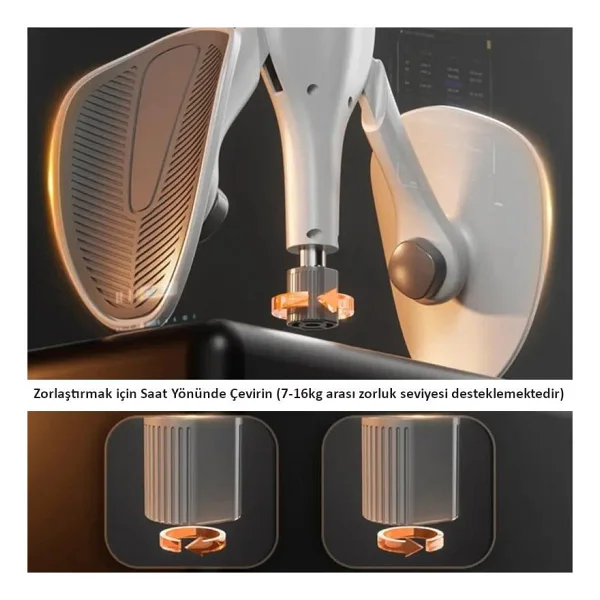 Valkyrie Ayarlanabilir Pelvik Iç Bacak Egzersiz Aleti Kegel Egzersiz Kalça Popo Egzersizi 7-16Kg Unisex - Görsel 5
