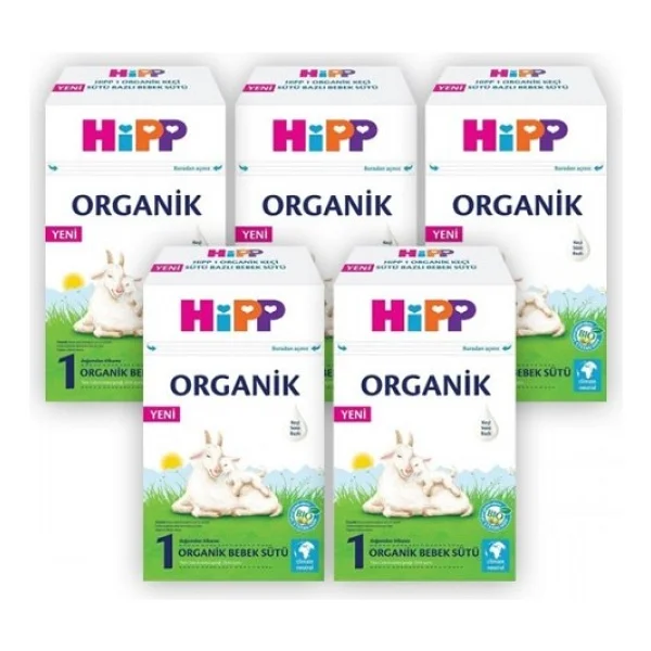 Hipp Organik 1 Keçi Sütü Bazlı Bebek Sütü 400 gr 5 Adet - Görsel 2