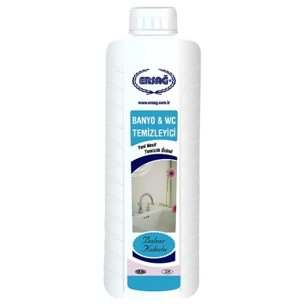 Ersağ Bahar Kokulu Banyo Wc Temizleyici 1000 ml - Şeffaf - Görsel 2