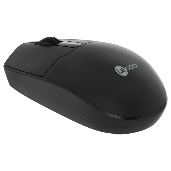 Lenovo Lecoo WS204 Siyah Ergonomik Optik Kablosuz Mouse - Görsel 10