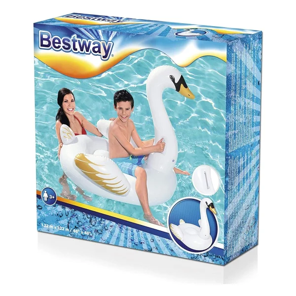 Bestway 41123 122x122 cm Kuğu Binici - Görsel 6