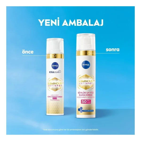 Nivea Luminous630 Leke Karşıtı Gündüz Bakım Kremi Spf 50 40 ml - Görsel 3