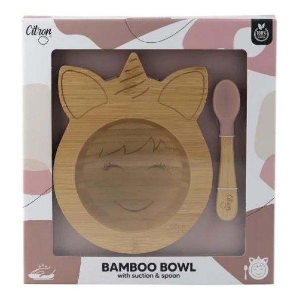 Citron Vakum Tabanlı Organik Bambu Unicorn Kasa Seti - Görsel 3