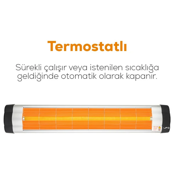 Ufo Star S/29 2900 W Infrared Isıtıcı - Ayak Hariç - Görsel 8