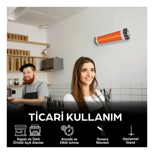 Ufo Star S/29 2900 W Infrared Isıtıcı - Ayak Hariç - Görsel 10