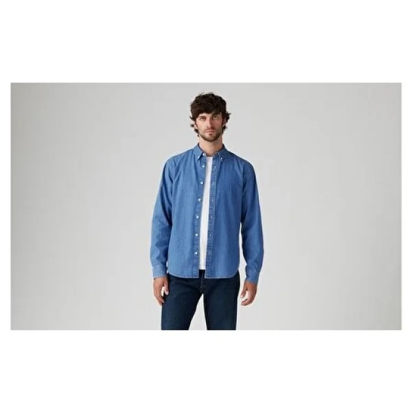 Levi's Authentic Button-Down A7210 Uzun Kollu Erkek Gömlek - Görsel 4