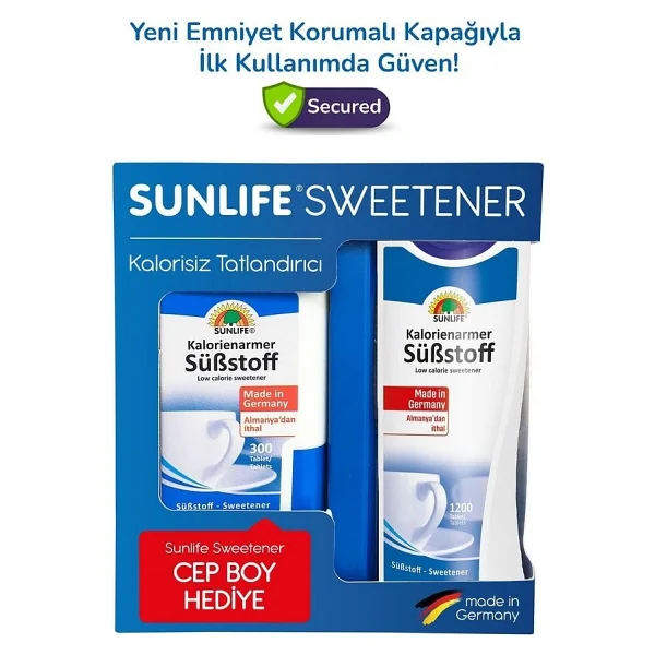 Sunlife Substoff Tatlandırıcı 1200 Tablet + 300 Tablet - Görsel 2