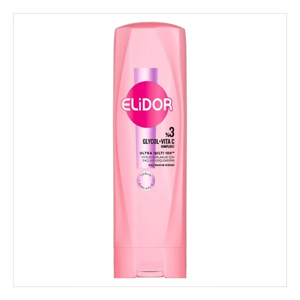 Elidor Glycol + Vita C Ultra Işıltı 100 350 ml Saç Kremi - Görsel 5