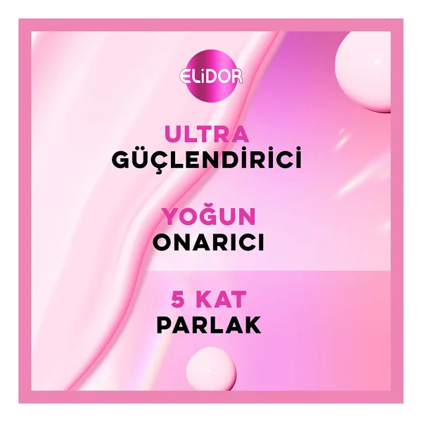 Elidor Glycol + Vita C Ultra Işıltı 100 350 ml Saç Kremi - Görsel 8