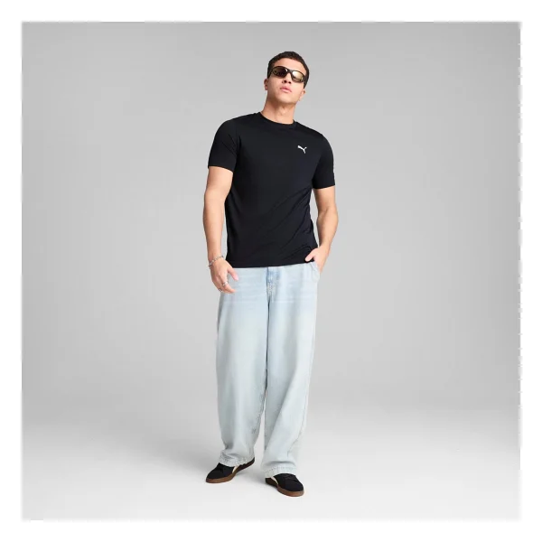 Puma Essentials 682542-16 Lacivert Kısa Kollu Bisiklet Yaka Tişört - Görsel 5