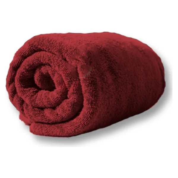 Xamantha 12 Adet Büyük Boy Mikrofiber 50 x 90 cm , Fitness Havlusu , Spor Havlusu , Kuaför Havlusu - Kırmızı - Görsel 3